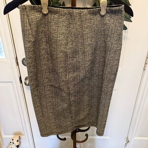NWOT Liverpool Abstract Micro Grid Pattern Pencil Skirt 4